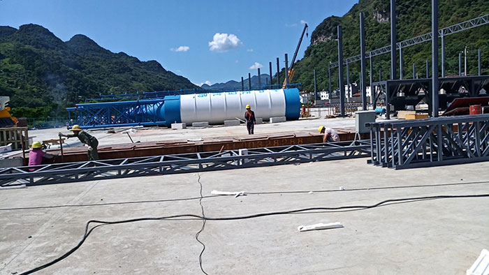 中交四航局廣連高速九經理部新田攪拌站